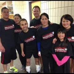 Our Volleyball Family - Diverse community team showing inclusive spirit