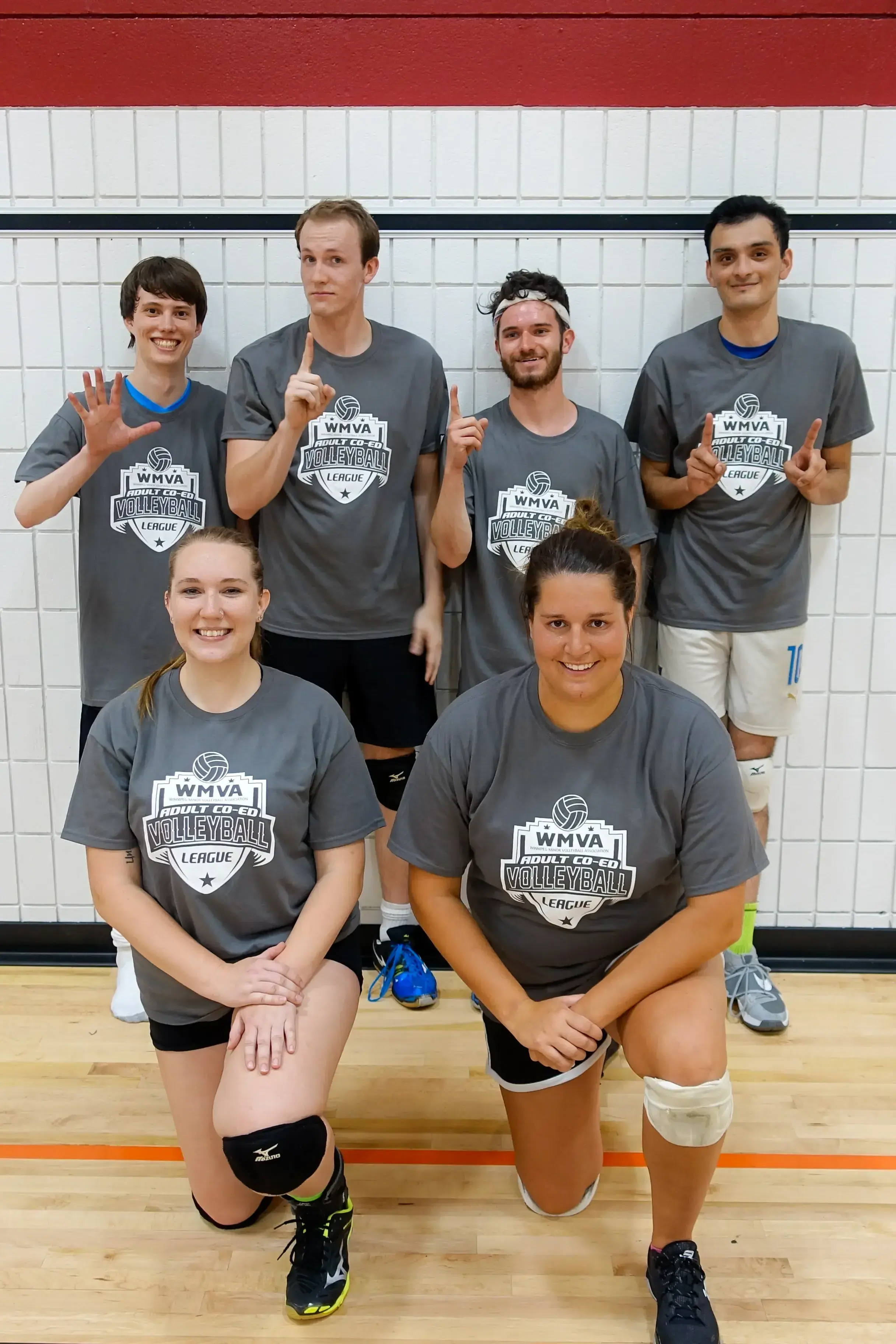 Adult league volleyball team photo 12
