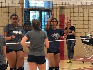 Positional camp training moment 3